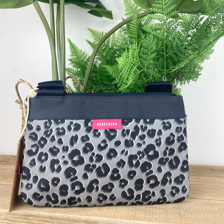 Leopard Spot Double Compartment Crossbody