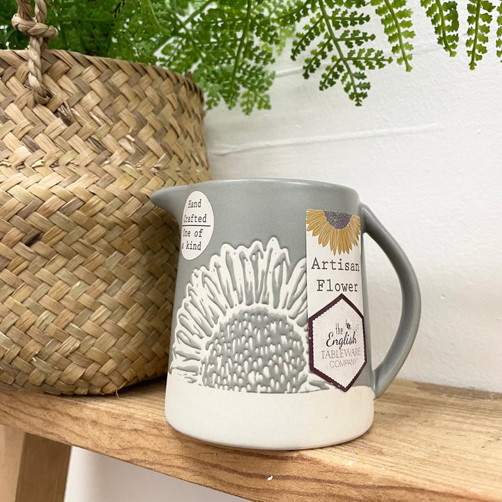 Artisan Flower Creamer Jug
