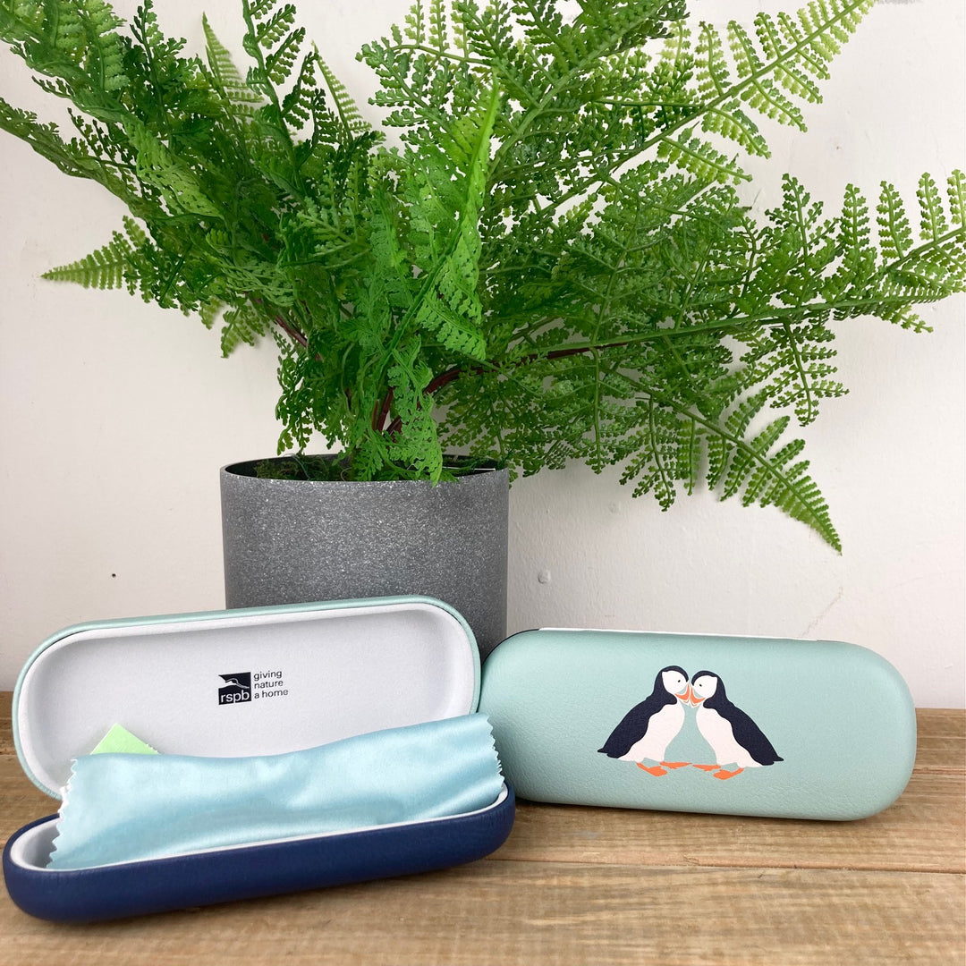 RSPB Puffin Glasses Case