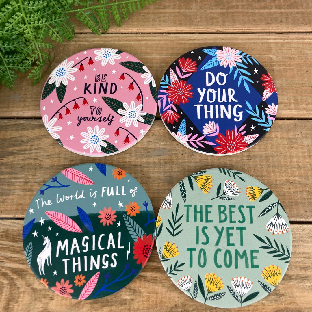 Set of 4 Bonbi Forest Coasters