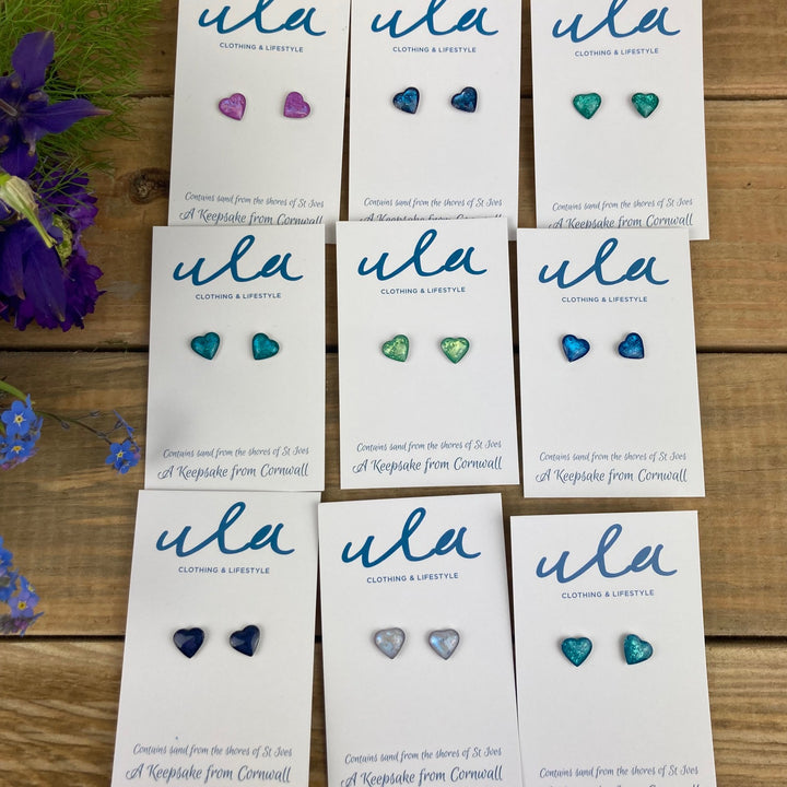 Cornish Keepsake Heart Studs