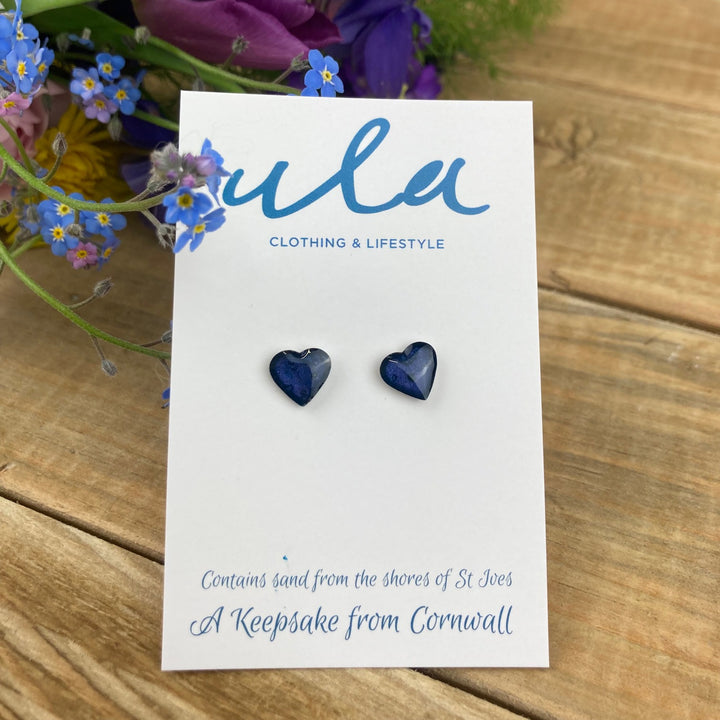 Cornish Keepsake Heart Studs