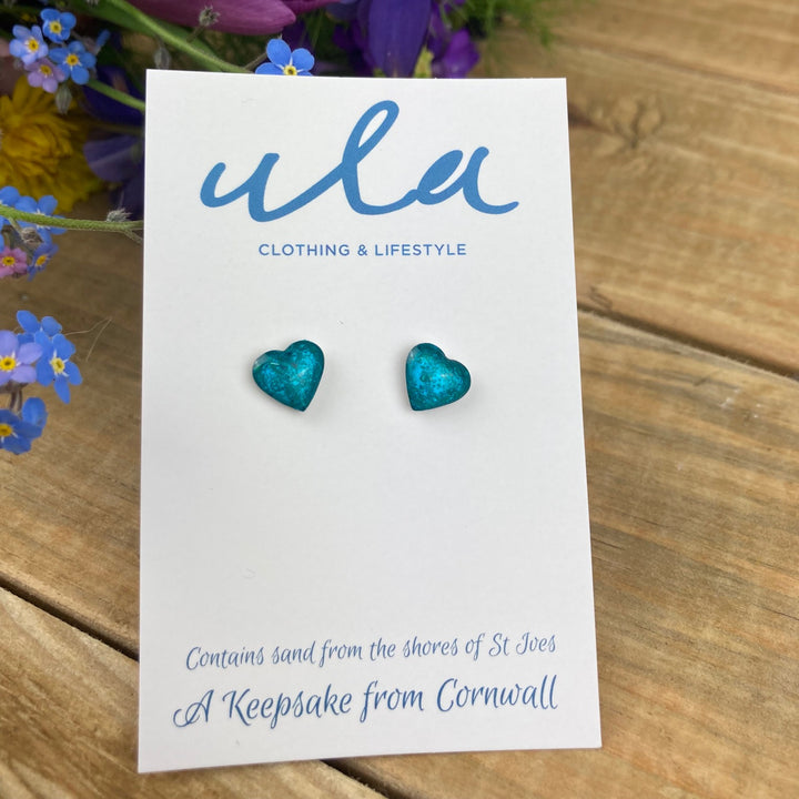Cornish Keepsake Heart Studs