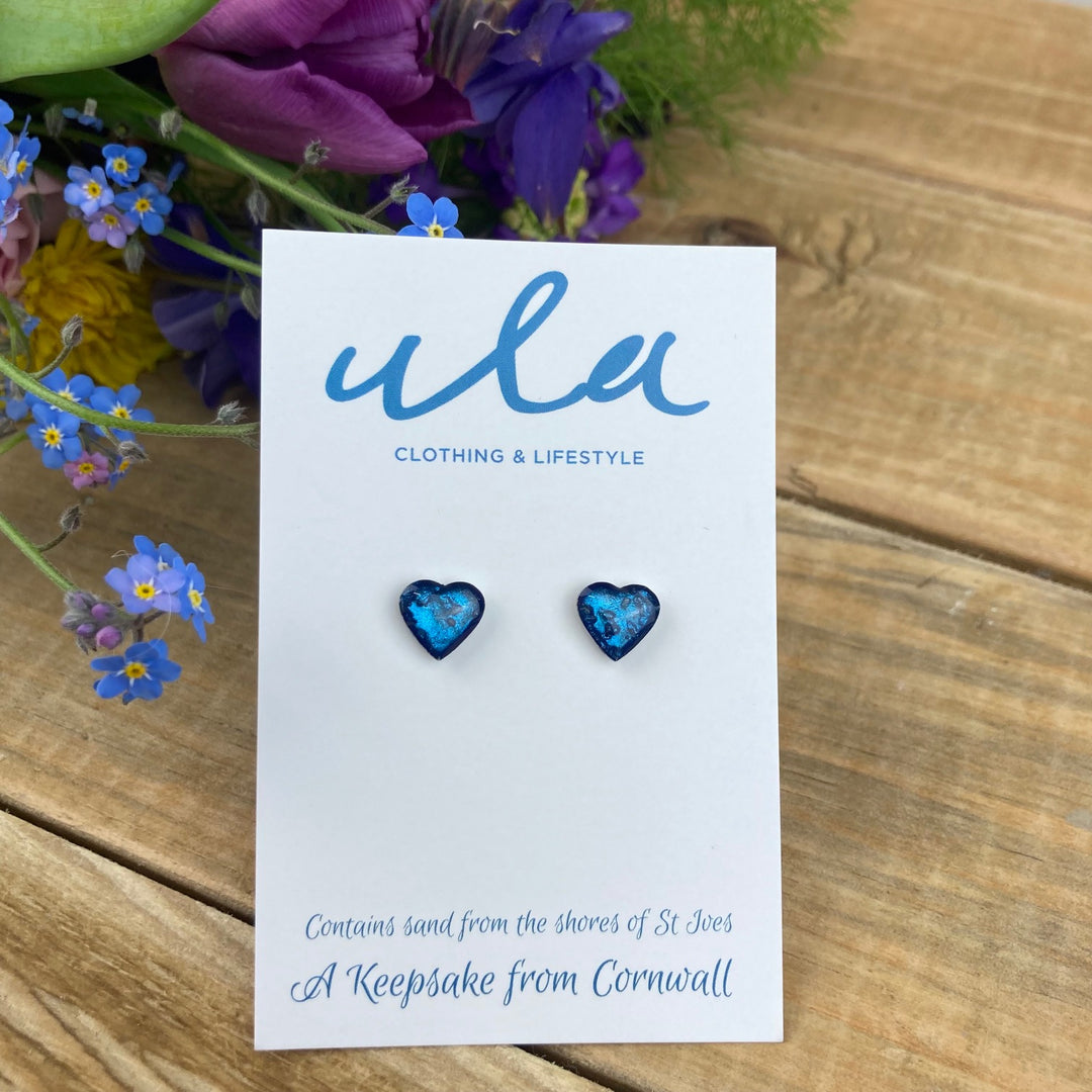 Cornish Keepsake Heart Studs