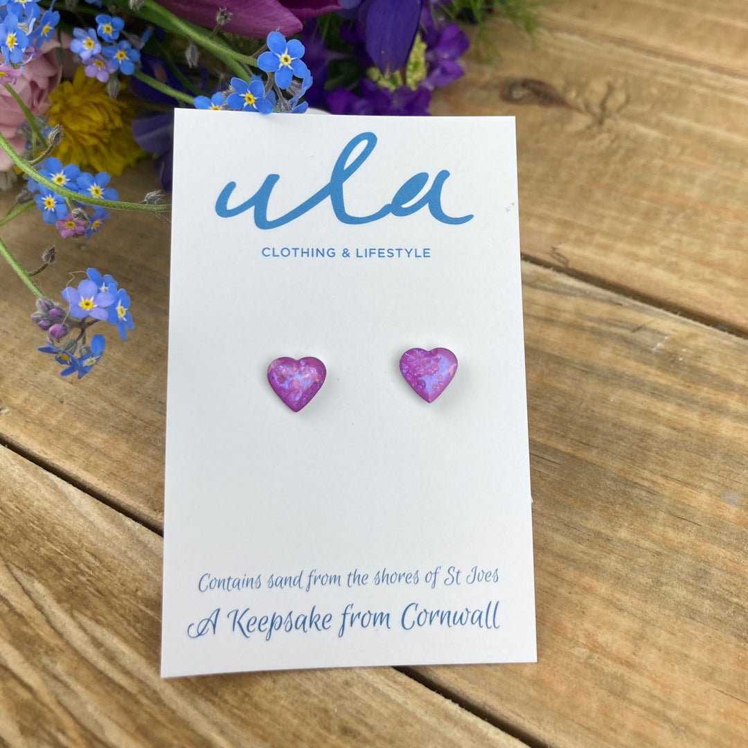 Cornish Keepsake Heart Studs