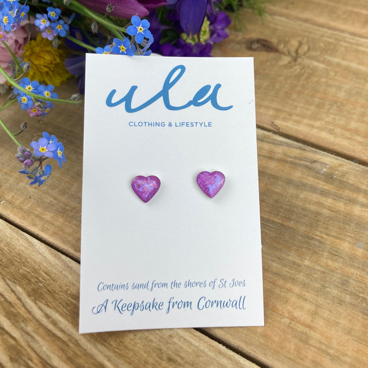 Cornish Keepsake Heart Studs