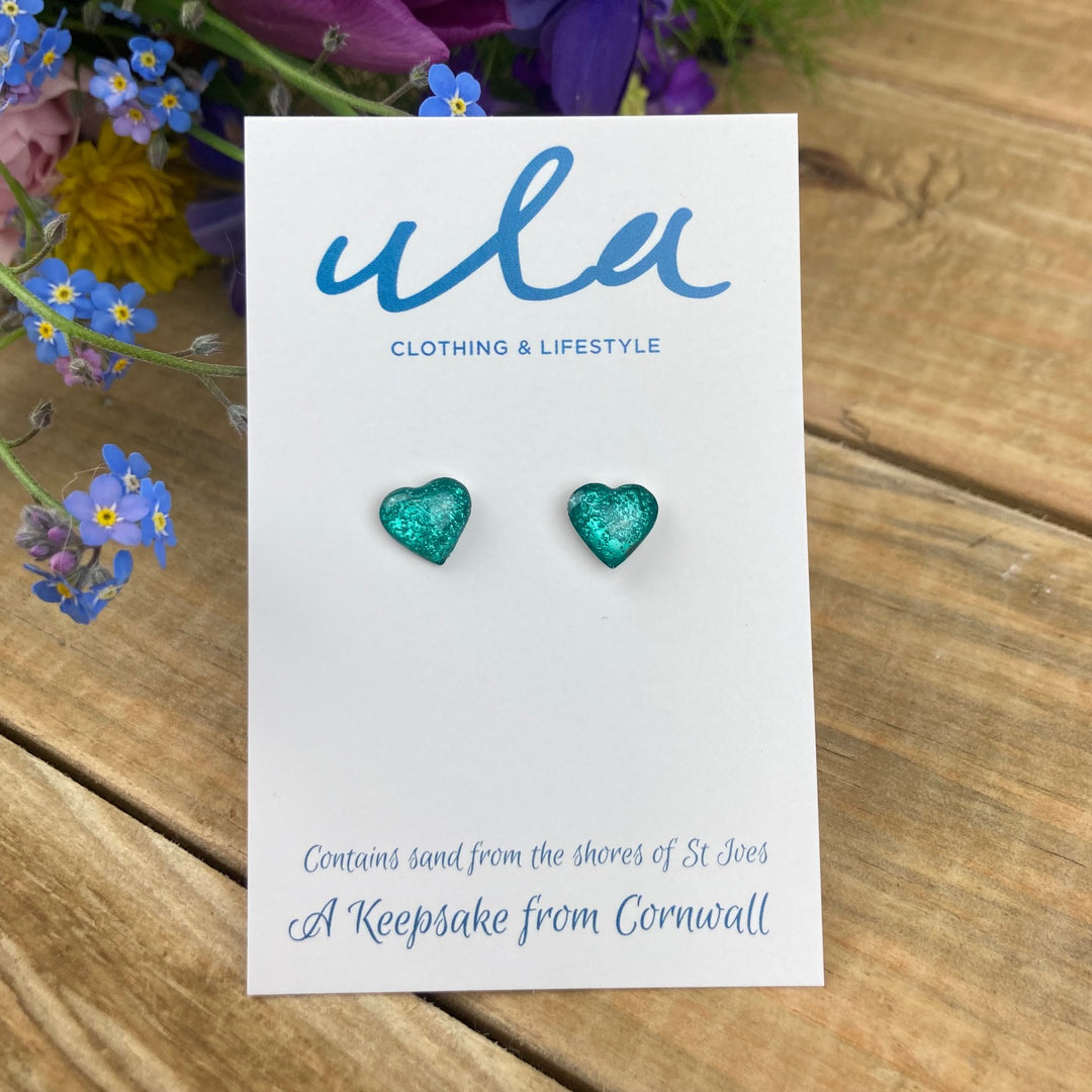 Cornish Keepsake Heart Studs