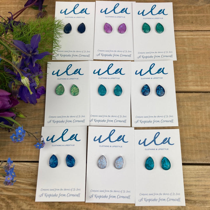 Cornish Keepsake Teardrop Studs