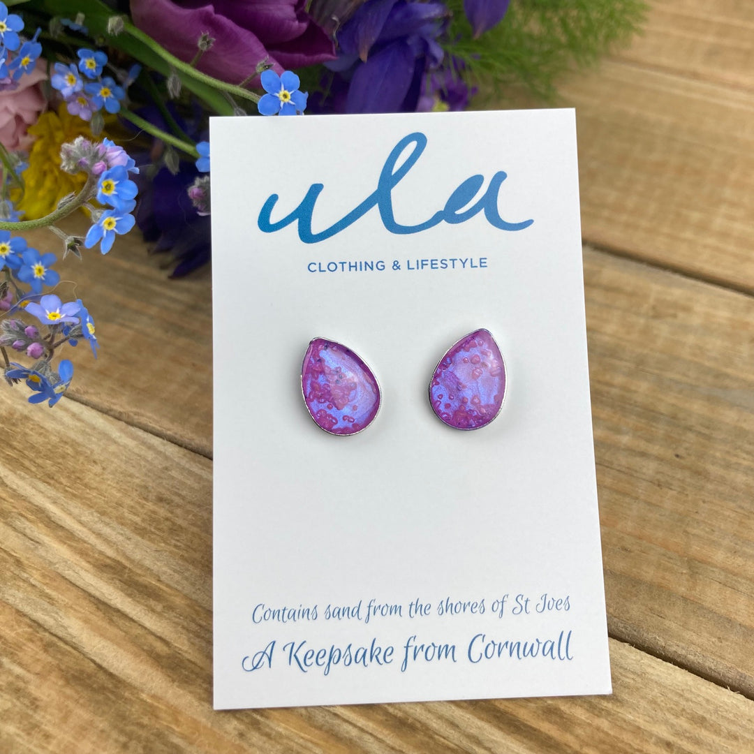 Cornish Keepsake Teardrop Studs