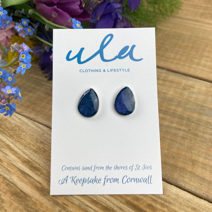 Cornish Keepsake Teardrop Studs
