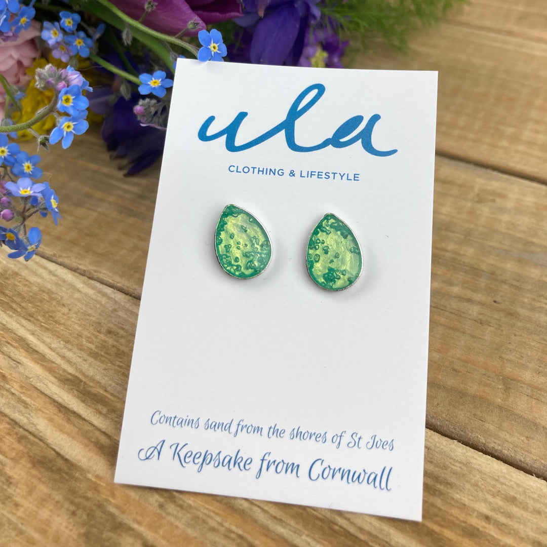 Cornish Keepsake Teardrop Studs