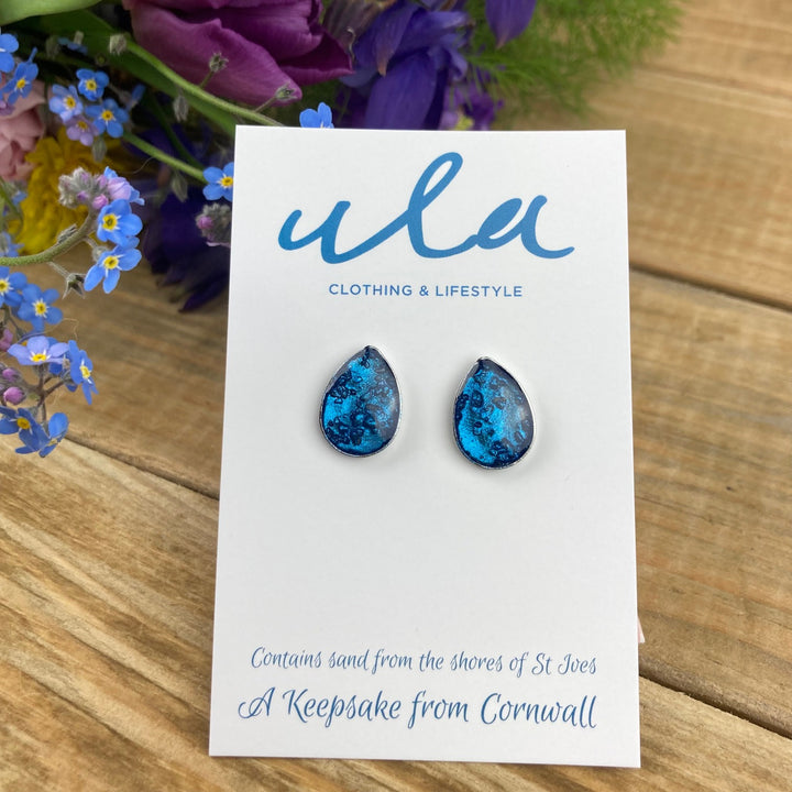 Cornish Keepsake Teardrop Studs