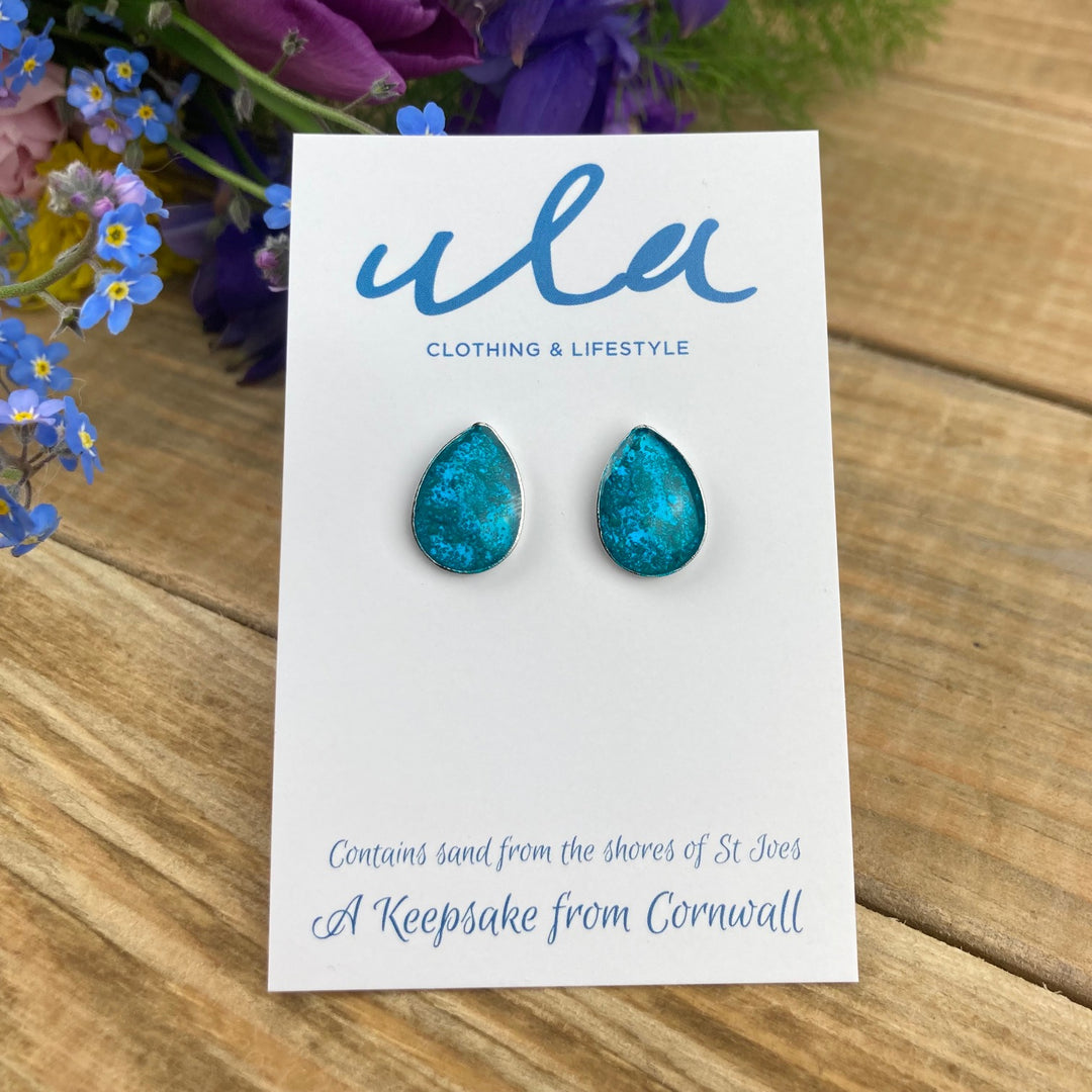 Cornish Keepsake Teardrop Studs