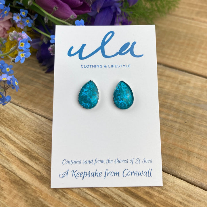 Cornish Keepsake Teardrop Studs
