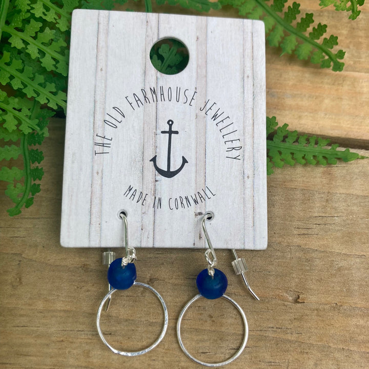 Extra Small Recycled Glass Hoops