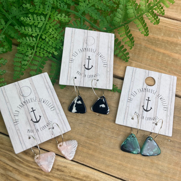 Acrylic Triangle Hoops