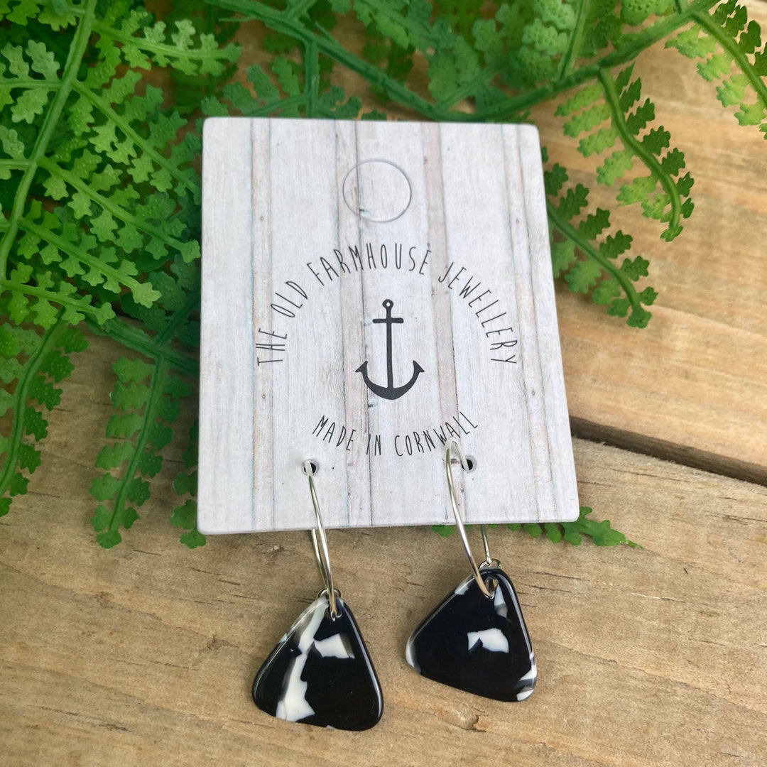 Acrylic Triangle Hoops