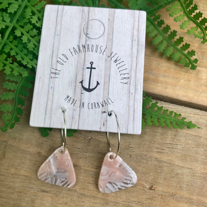 Acrylic Triangle Hoops