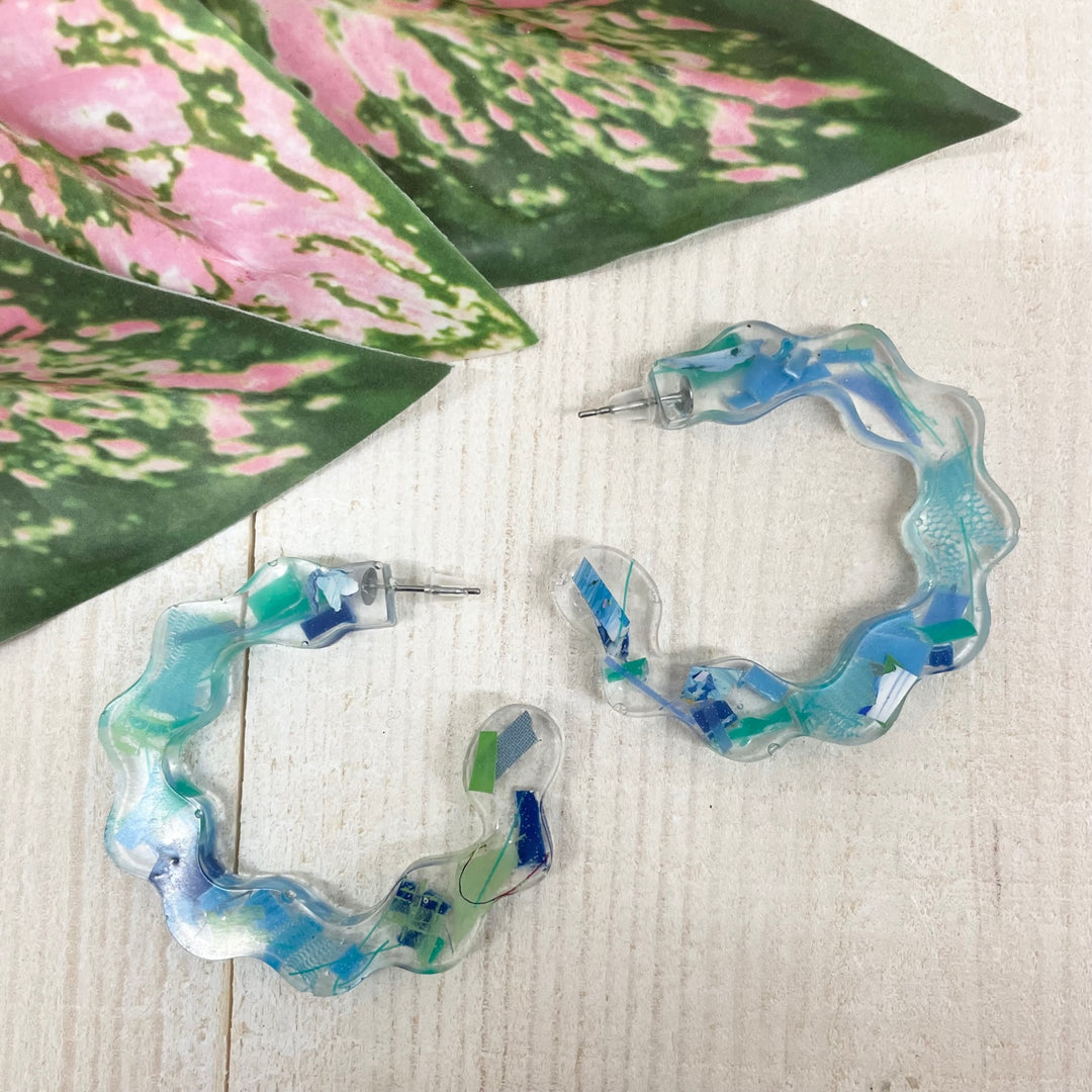 Bubble Resin Hoops