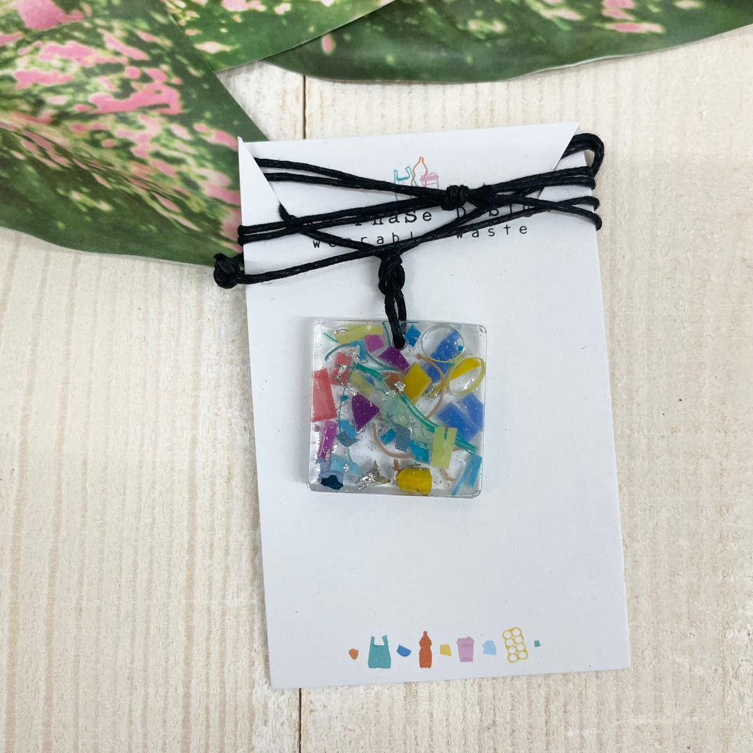 Beach Clean Square Necklace