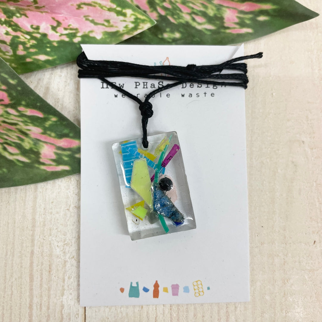 Beach Clean Rectangle Necklace