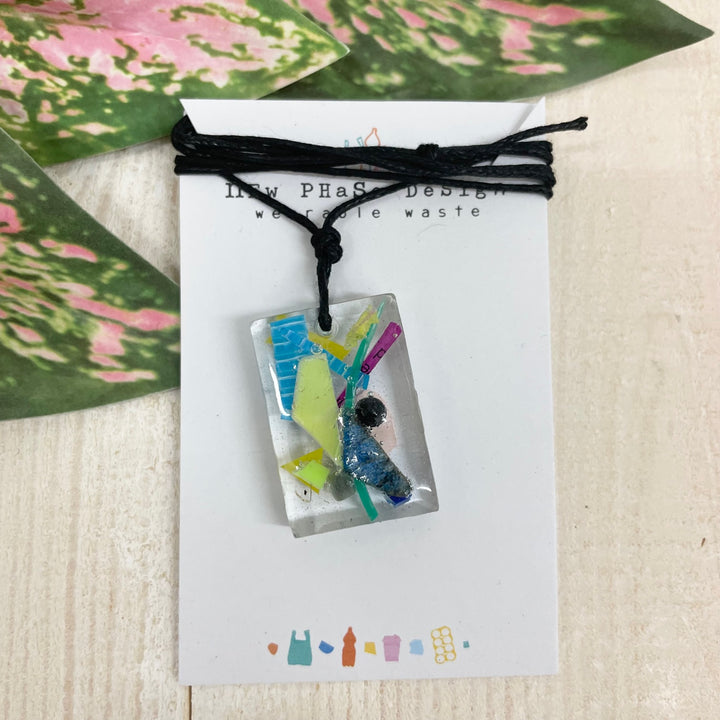 Beach Clean Rectangle Necklace