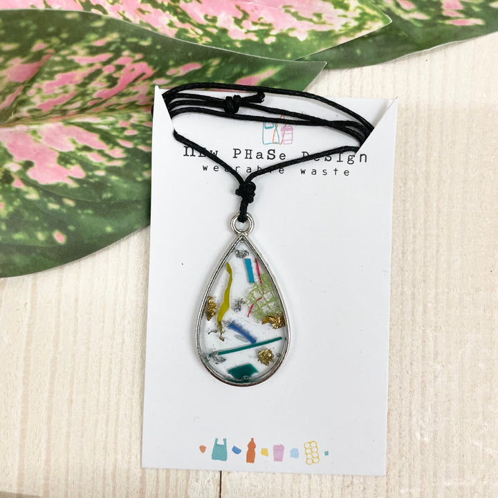 Beach Clean Teardrop Necklace