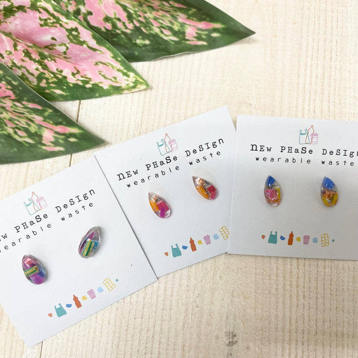 Oval Resin Studs