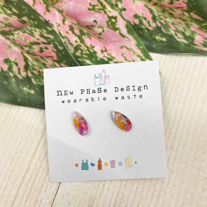 Oval Resin Studs