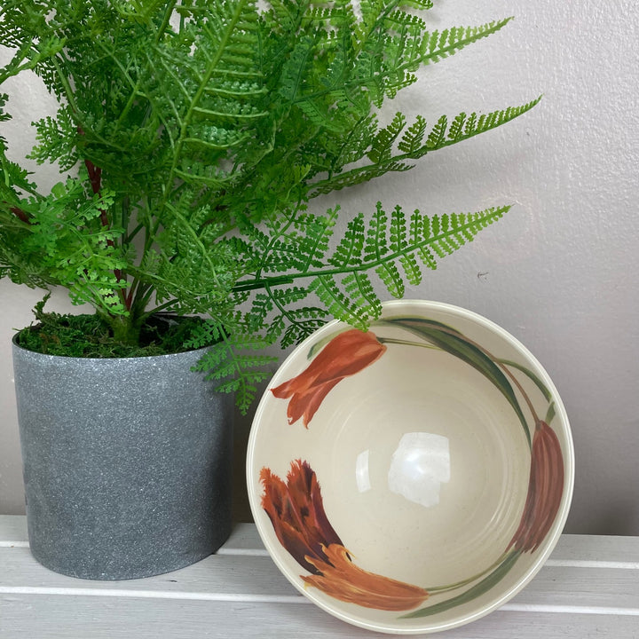 Tulips Medium Old Bowl