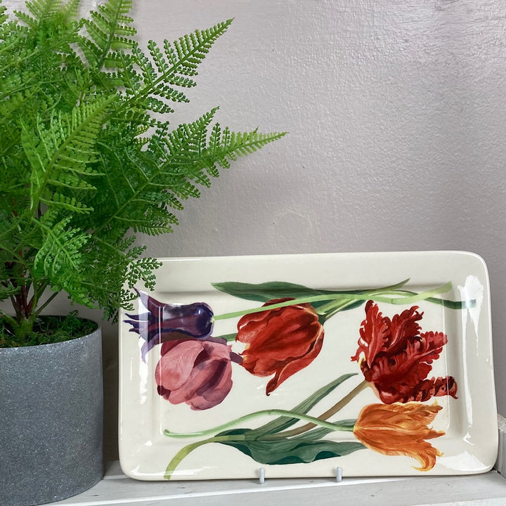 Tulips Medium Oblong Plate