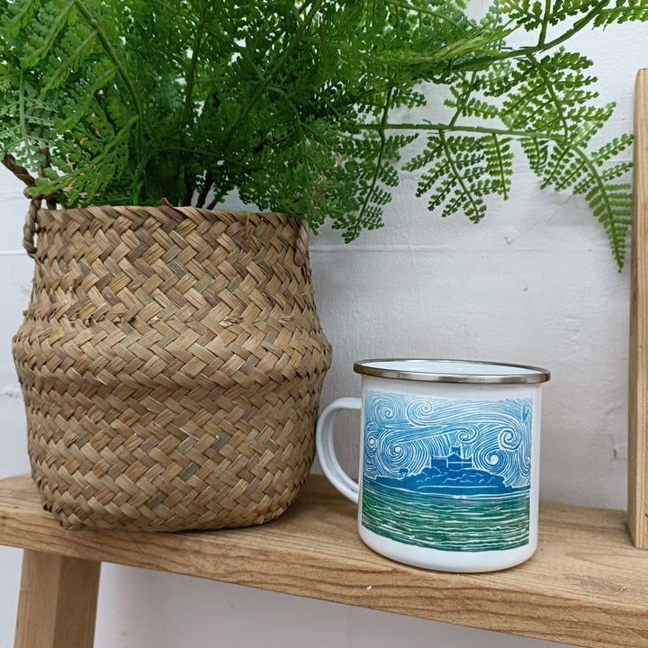 Cornish Enamel Mugs