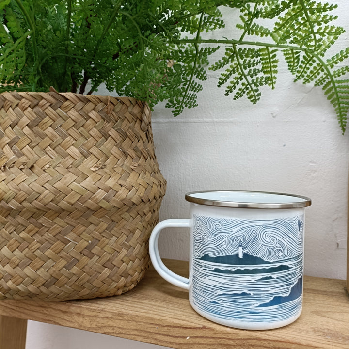 Cornish Enamel Mugs