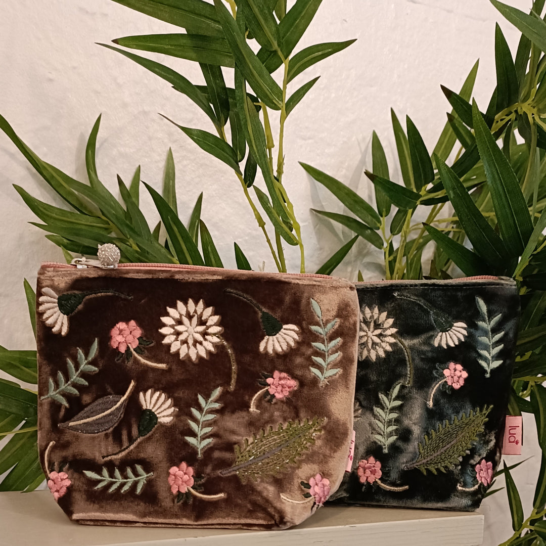 Folk Garden Cosmetic Purse