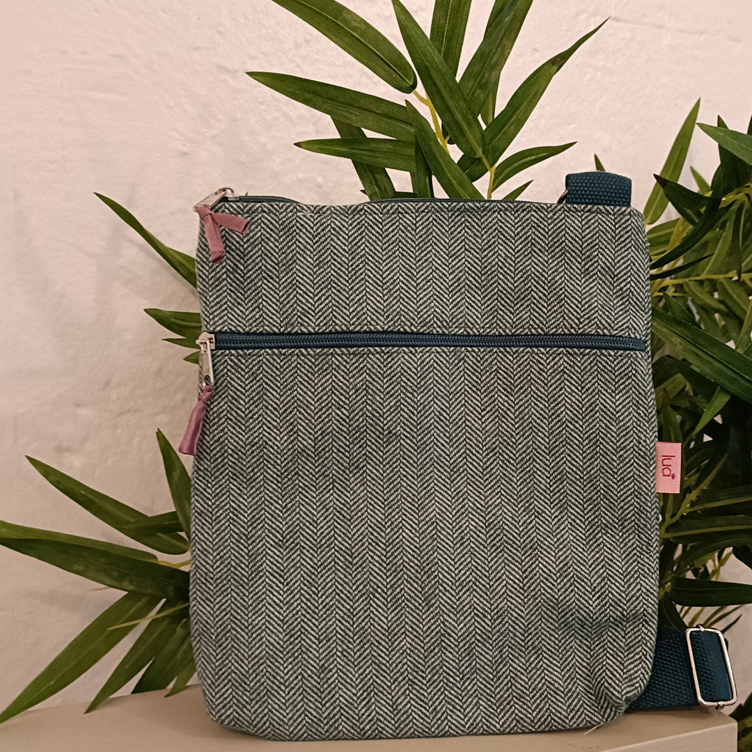 Tweed Messenger Bag