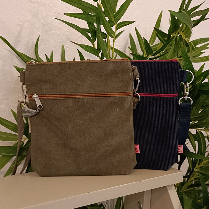 Corduroy Cross Body Bag