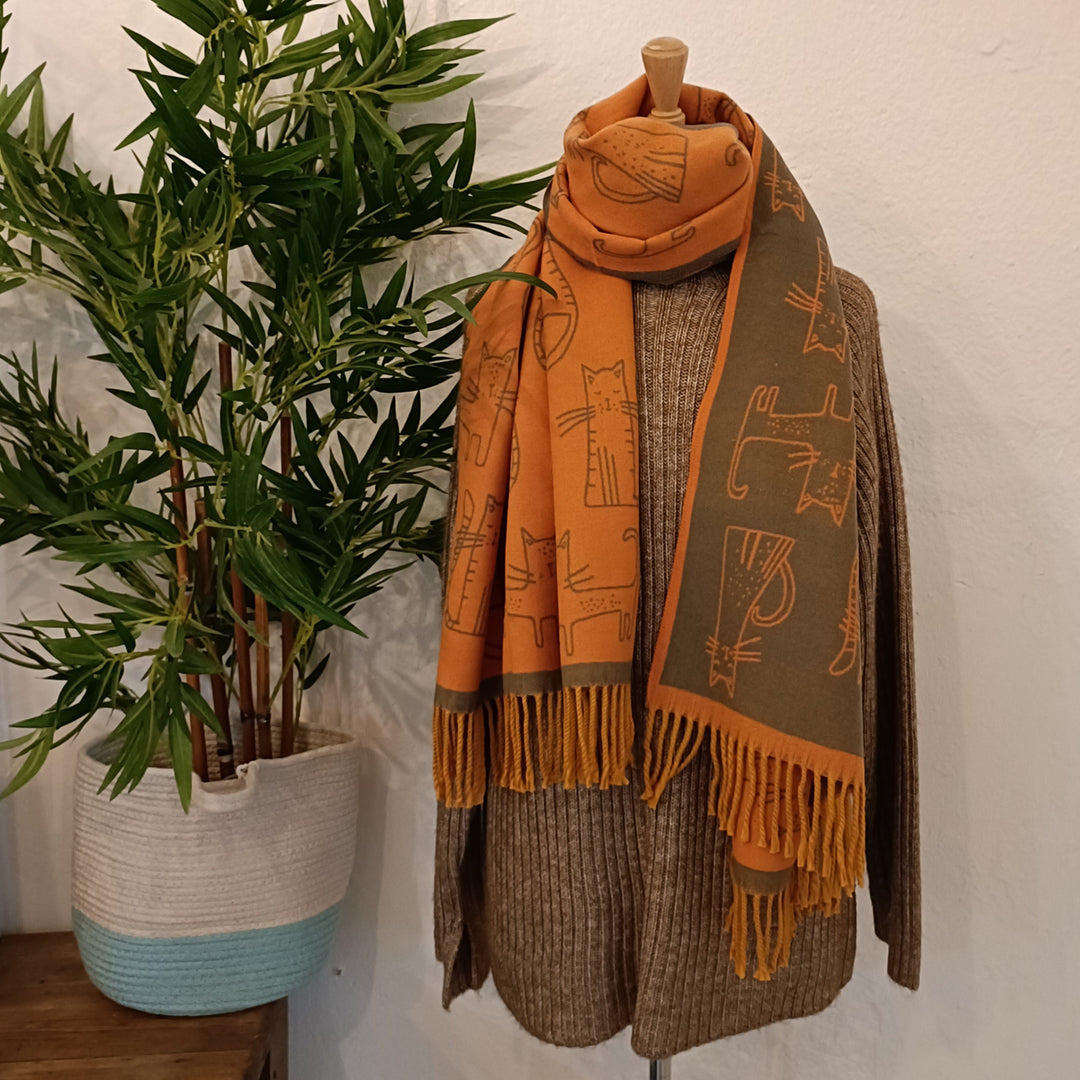 Terry Cats Scarf