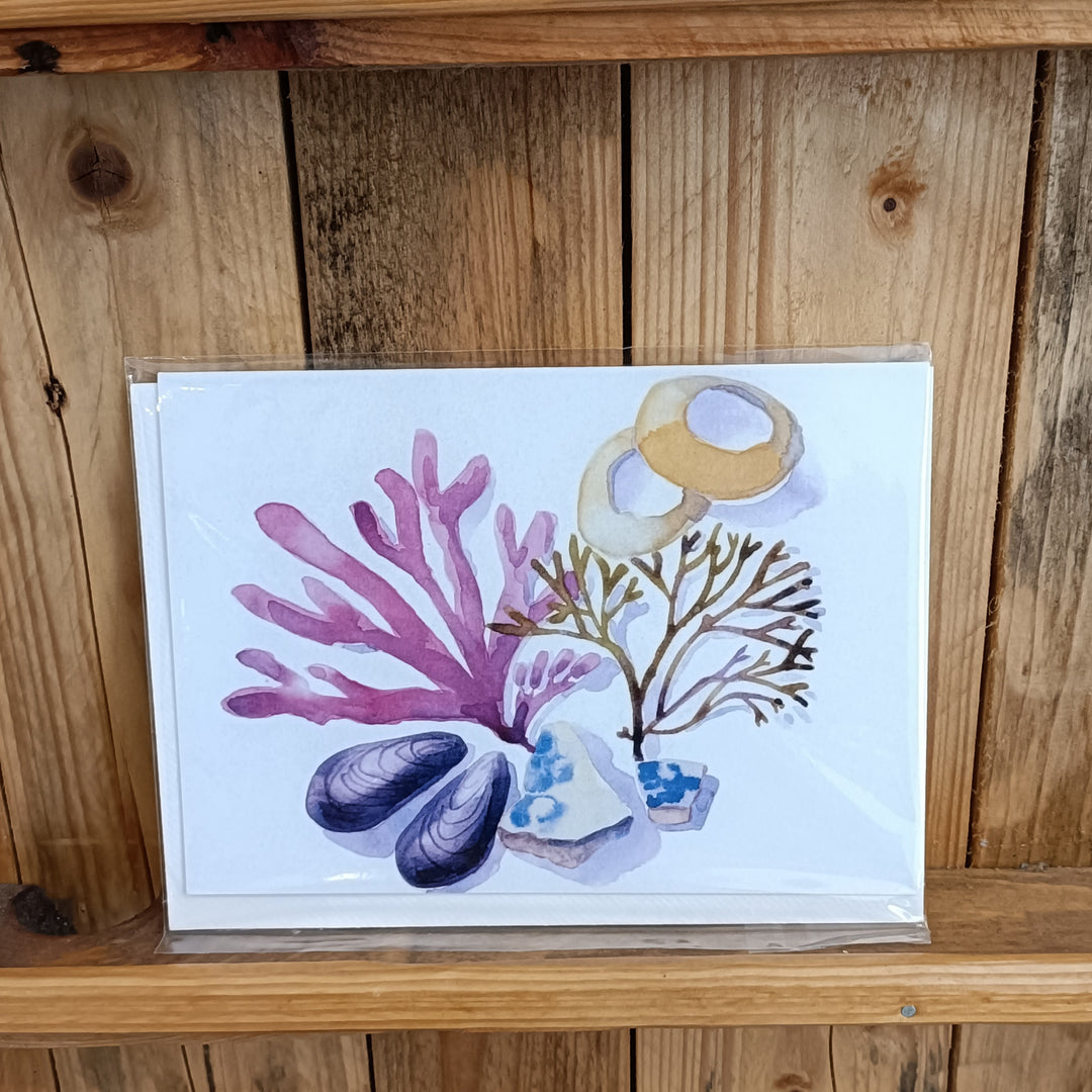 Seashore Treasures Greeting Card
