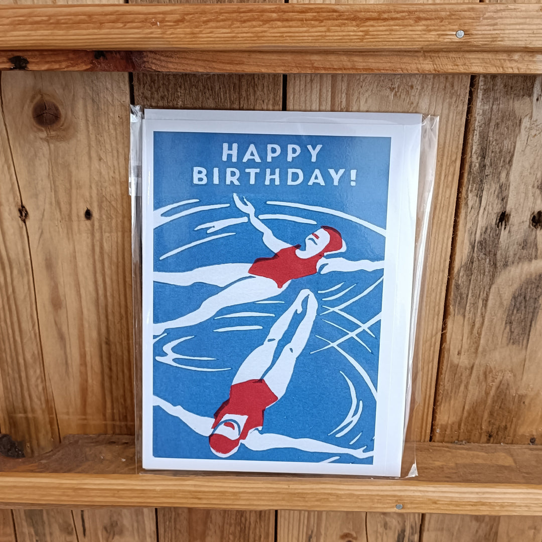 Just Floating Greeting Card
