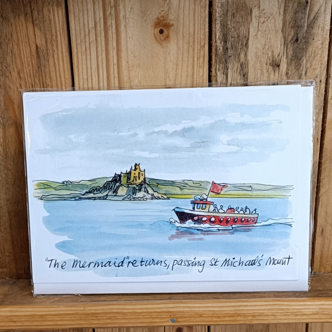 The Mermaid Returns Greeting Card