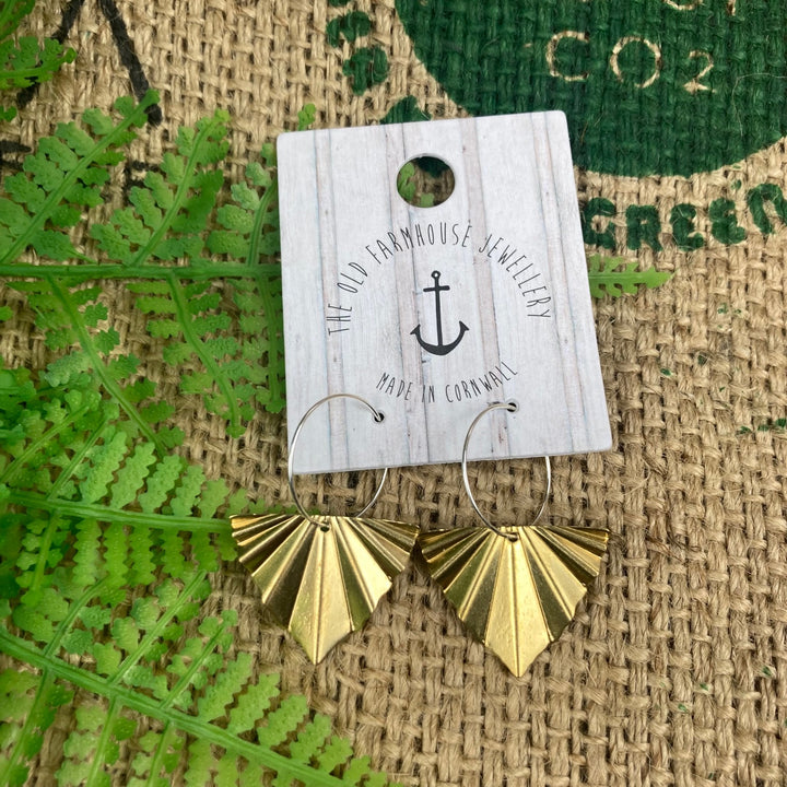 Medium Brass Earrings