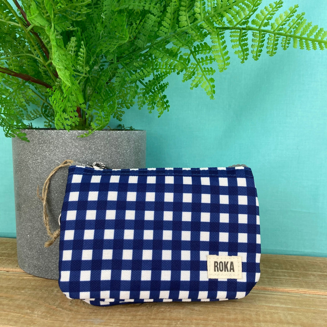 Carnaby Small Sustainable Gingham Purse