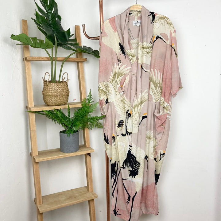Crepe Rachel Dress Stork Pink