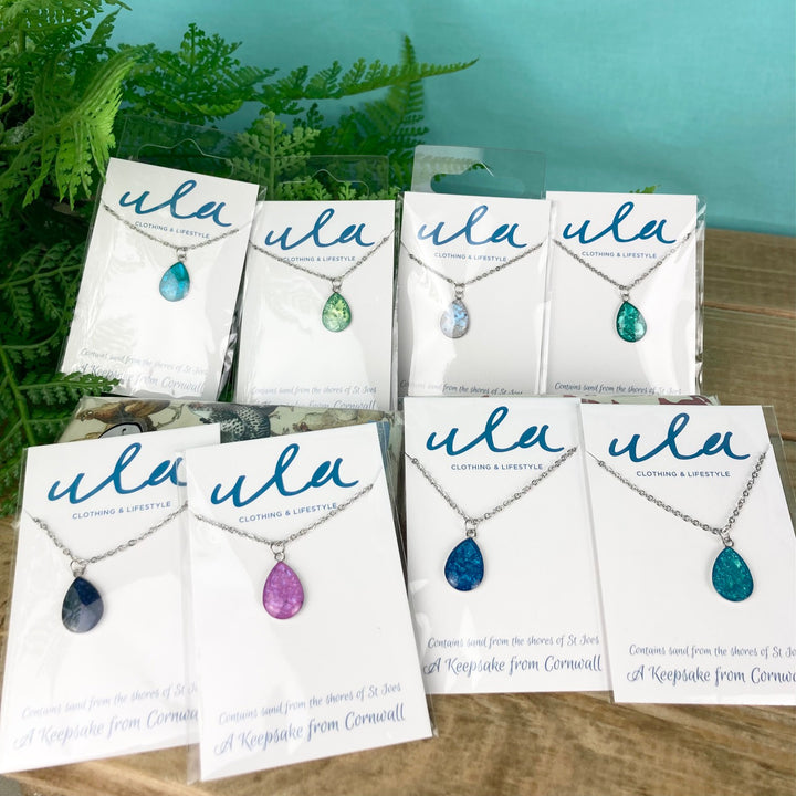 Cornish Keepsake Teardrop Pendant