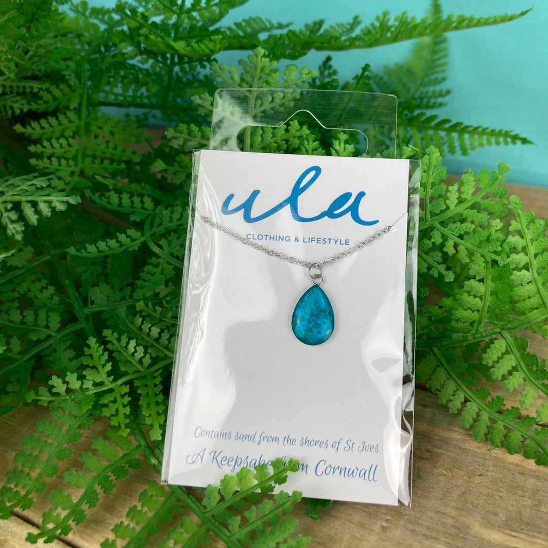 Cornish Keepsake Teardrop Pendant