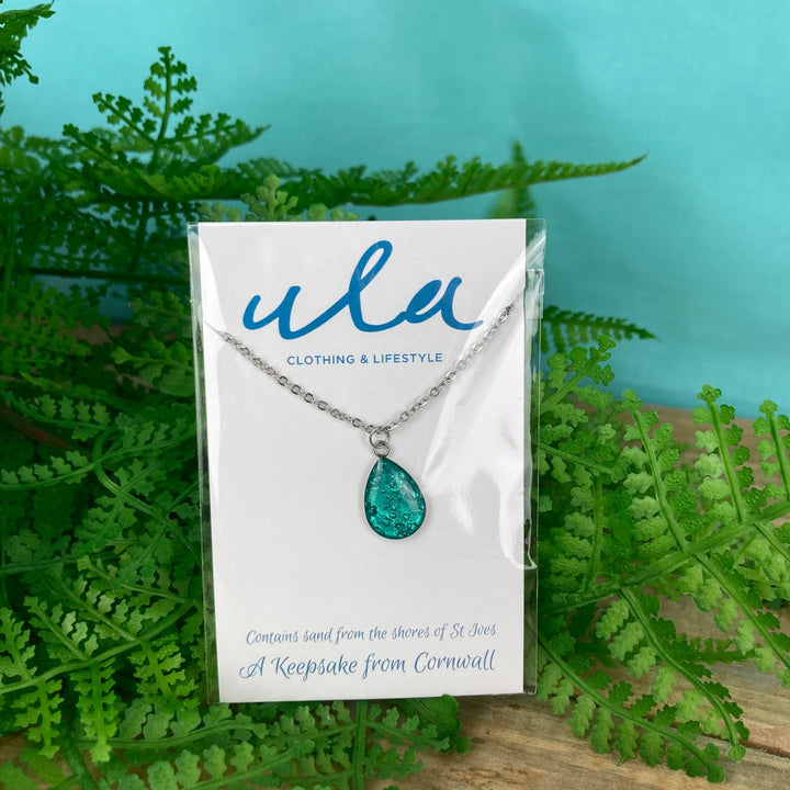 Cornish Keepsake Teardrop Pendant