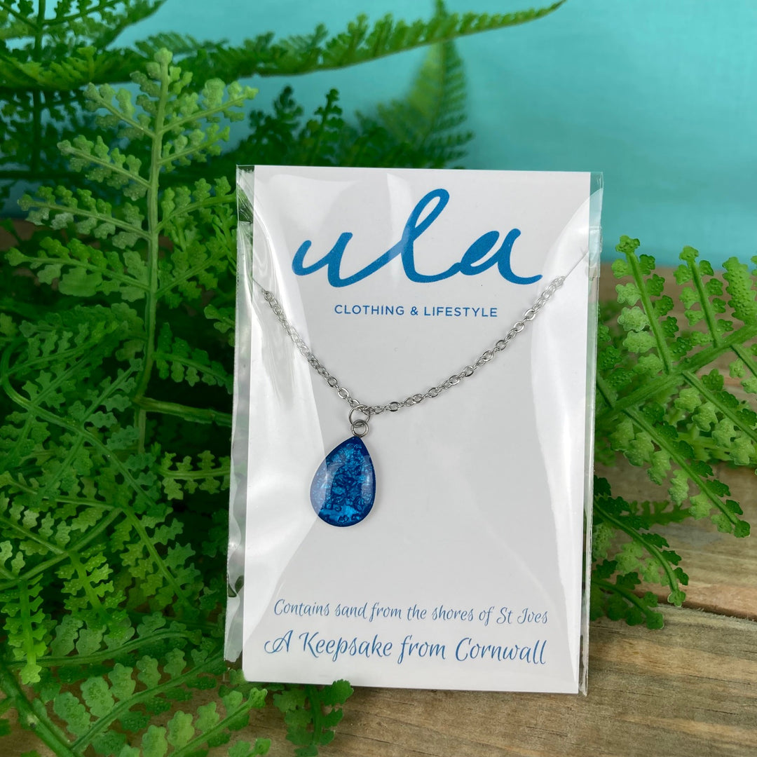 Cornish Keepsake Teardrop Pendant