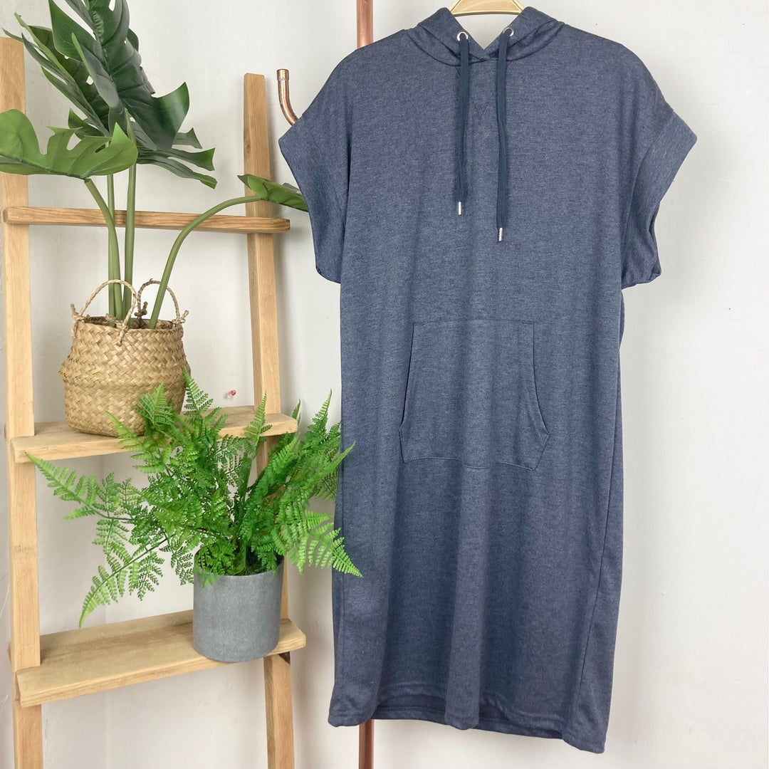 Rizi Hooded Short Sleeved Dress