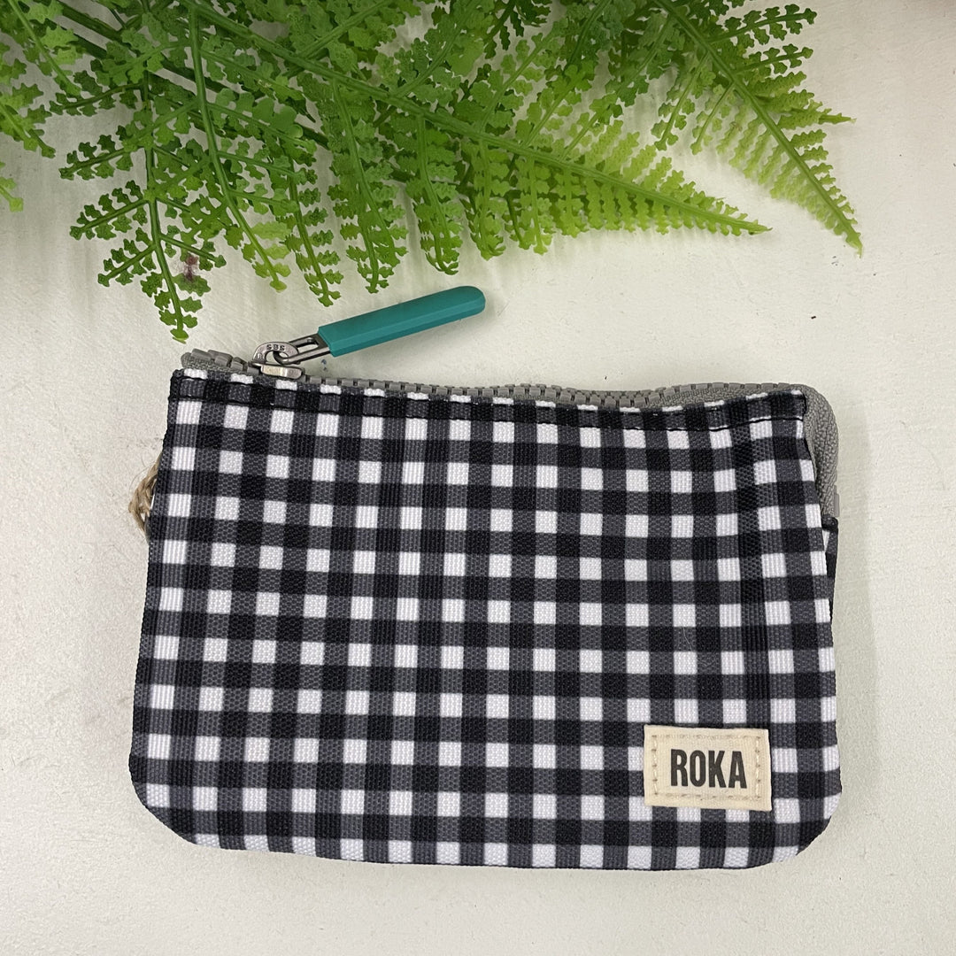 Carnaby Small Sustainable Gingham Black