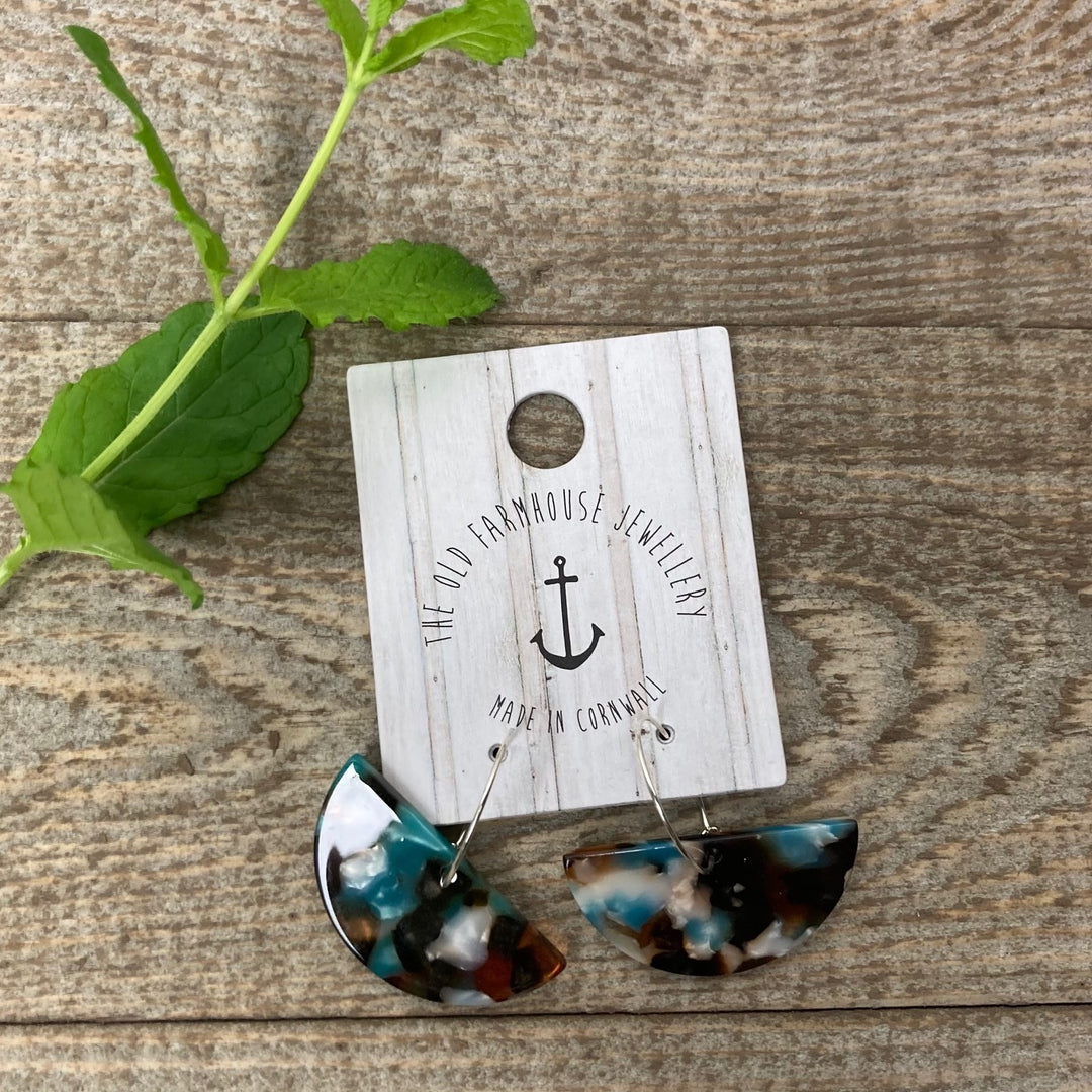 Acrylic Semi Circle Hoops